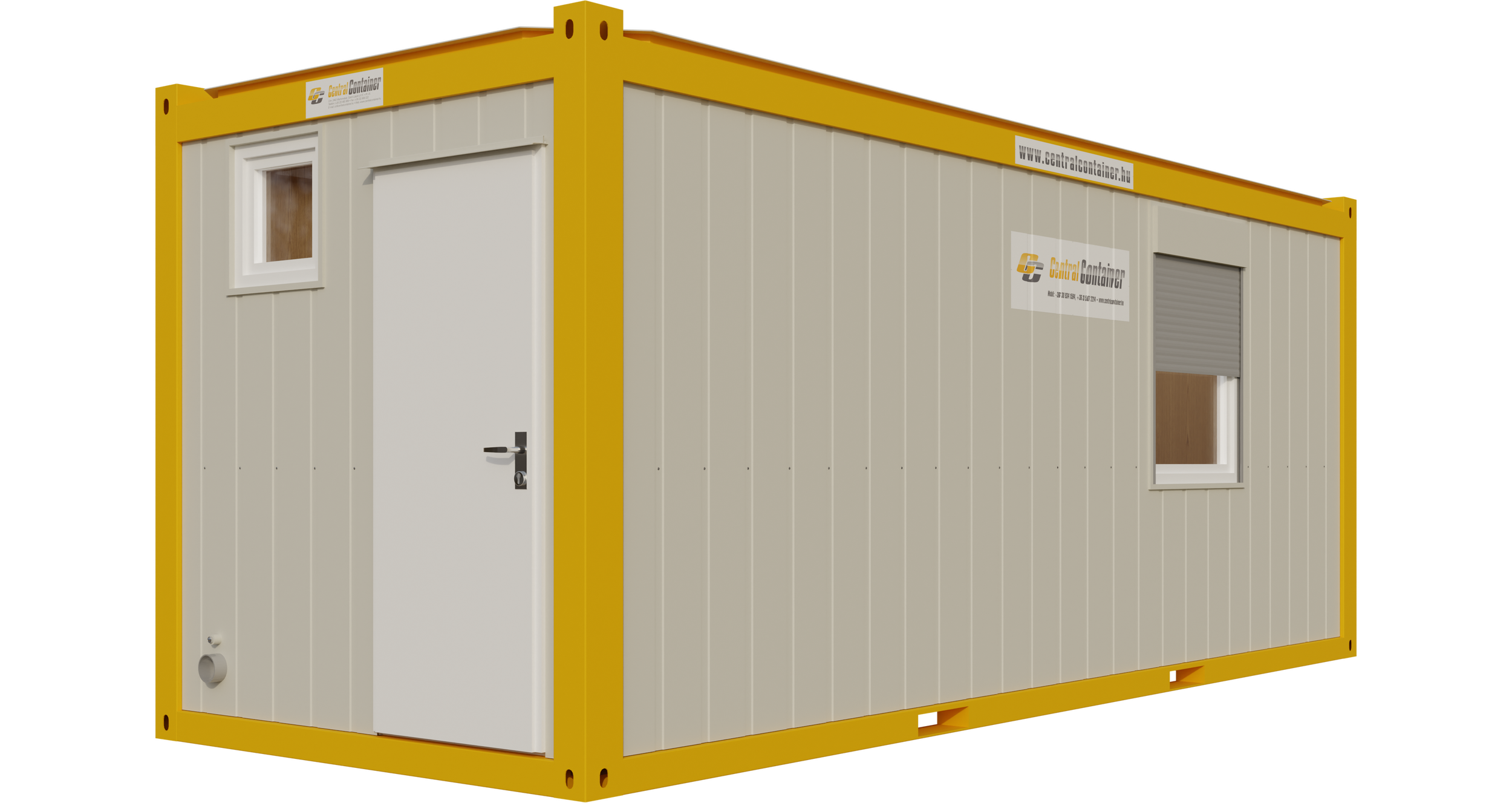20' OFFICE CONTAINER WITH TOILET